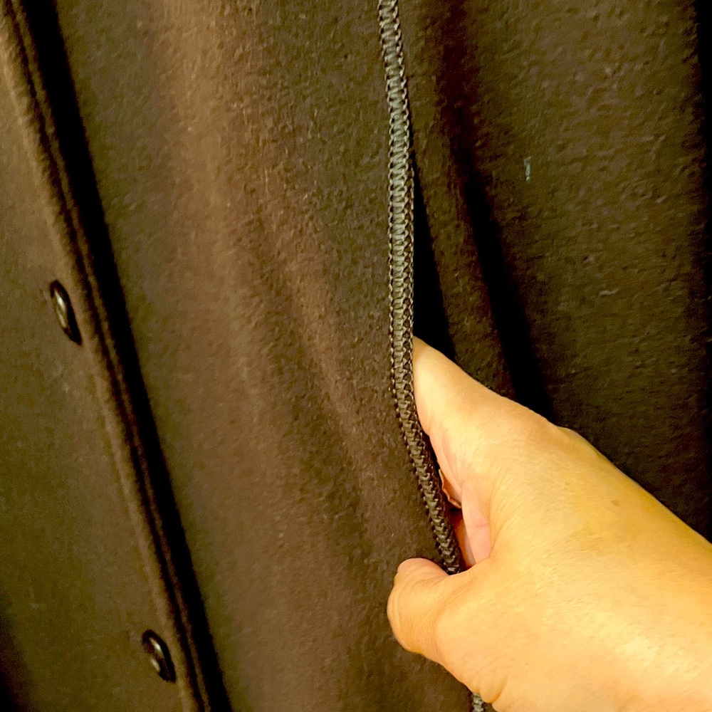 Steve by Searle Cashmere Wool Coat w/fur - Picture 9 of 10